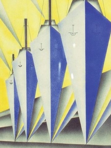 “Il dinamismo futurista” celebra l’opera versatile di Ivanhoe Gambini, tra aeropittura, grafica e arti applicate all’insegna della modernità.